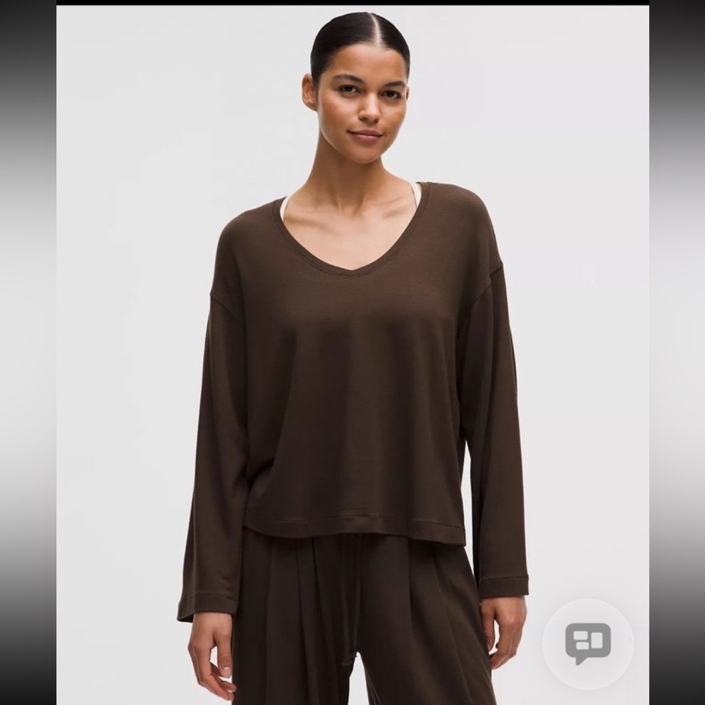 NWT Lululemon Be Calm V Neck Bell Sleeve long | Size: Small